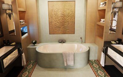 Archisio - Pavimenti Fogazza - Progetto Bagni classici