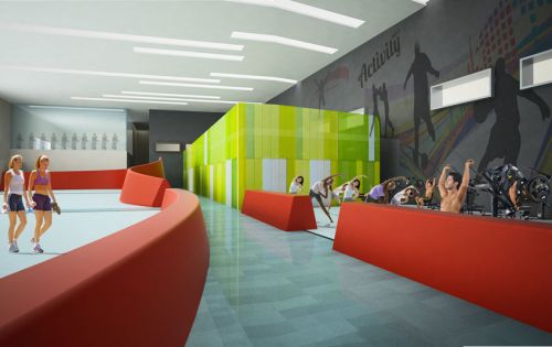 Archisio - Studio Archside - Progetto Sport centre - gym