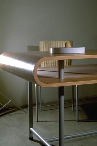 Archisio - Leolab - Progetto Tavolo cav e sedia cestino