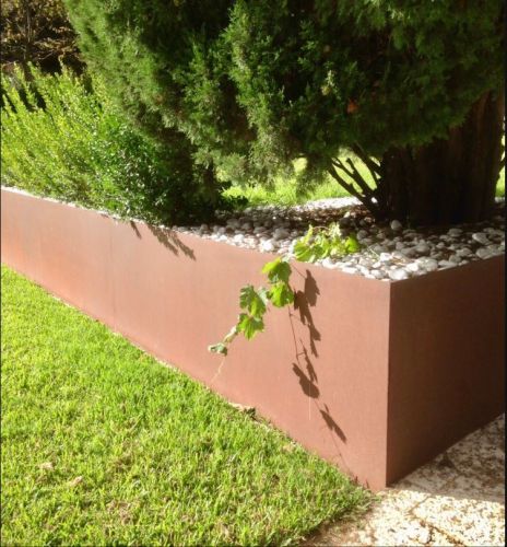 Archisio - Alfio Carmelo Lombardo - Progetto Corten steel flower beds in catania