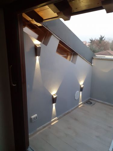 Archisio - Gilardi Interiors On Staging - Progetto Dettagli illuminazione terrazzino tra i tetti