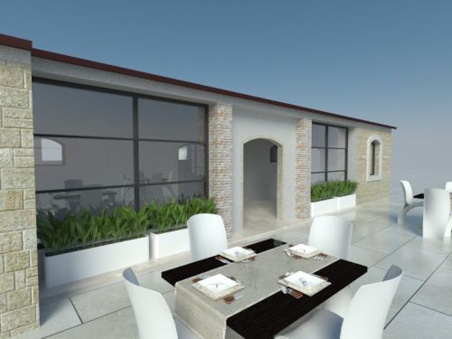 Archisio - Angela Scibetta - Progetto Progetto di una ristrutturazione di un antico casolare in agriturismo