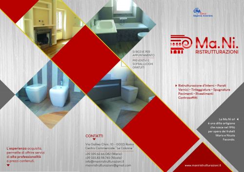 Archisio - Mani Srl Ristrutturazini - Progetto Brochure