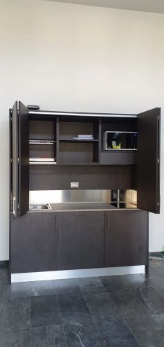 Archisio - Minicucine - Progetto Cucina a scomparsa da cm 184