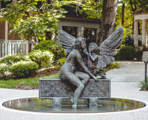 Archisio - Forme Dacqua - Progetto Restauro fontana a specchio - garden senato milano