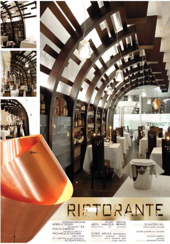 Archisio - Manuela Briano Emmecquadro Architettura - Progetto Ristorante