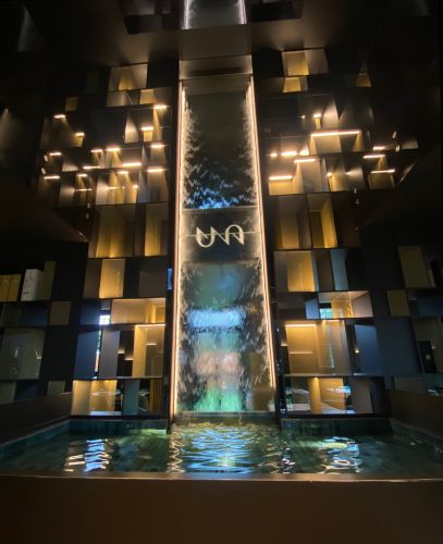 Archisio - Forme Dacqua - Progetto Cascata dacqua una sushi restaurant