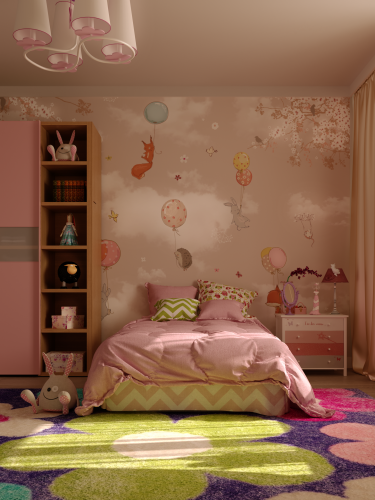 Archisio - Renderista 3d Visualizer - Progetto Camera per i bimbi