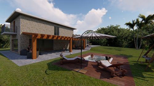 Archisio - Nicol Titone - Progetto Villetta 3d