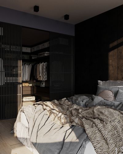 Archisio - Red Head Design - Progetto Camera da letto con spogliatoio