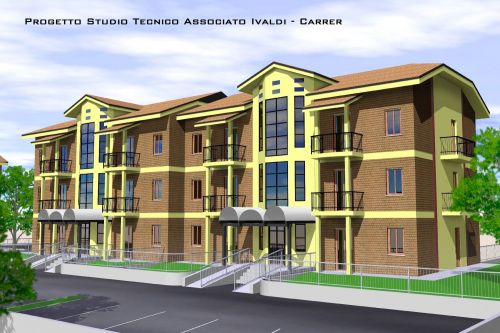 Archisio - Studio Tecnico Associato Ivaldi Carrer - Progetto Fabbricato residenziale zona alessandria