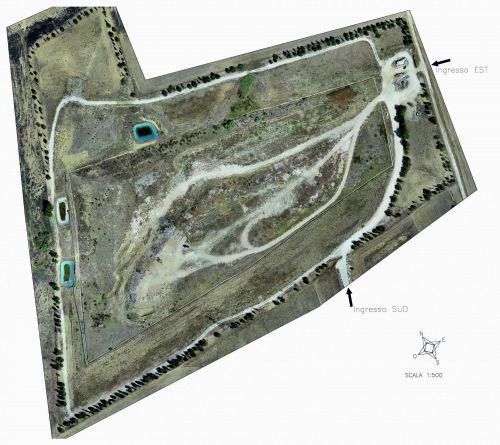 Archisio - Geometra Gianluca Iurato - Progetto Piano quotato con profilo di discarica rifiuti speciali