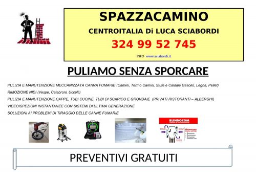 Archisio - Spazzacamino Centroitalia - Progetto Pulizia e sgrassaggio tubi e cappe cucine