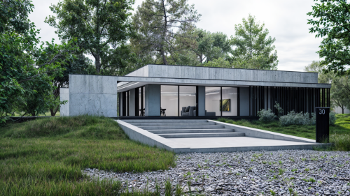 Archisio - Antonio Cacurio - Progetto Villa lc uno a mira - venezia studio cacurio