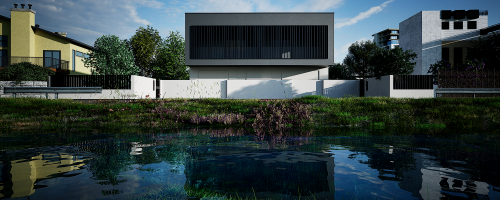 Archisio - Antonio Cacurio - Progetto Bifamiliare sh a stra-venezia studio cacurio