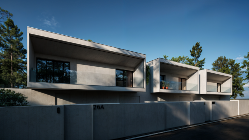 Archisio - Antonio Cacurio - Progetto Trifamiliare grandi a dolo - venezia studio cacurio