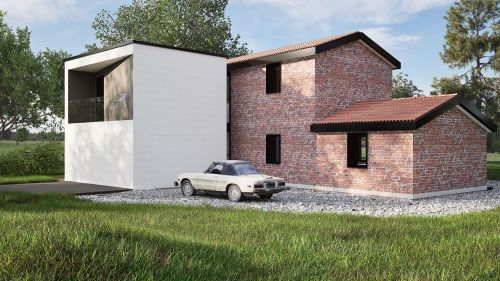 Archisio - Antonio Cacurio - Progetto Villa saa a martellago - venezia studio cacurio