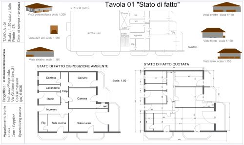 Archisio - Daniela Di Domenicantonio - Progetto Tavole progetto