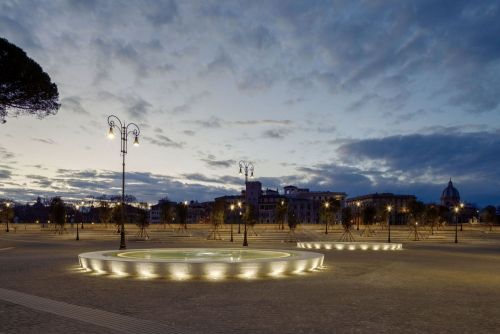 Archisio - Forme Dacqua - Progetto Due fontane artistiche piazza pia roma