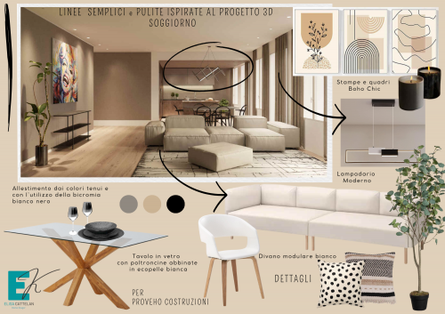 Archisio - Elisa Cattelan - Progetto Immobile ristrutturato 3 camere