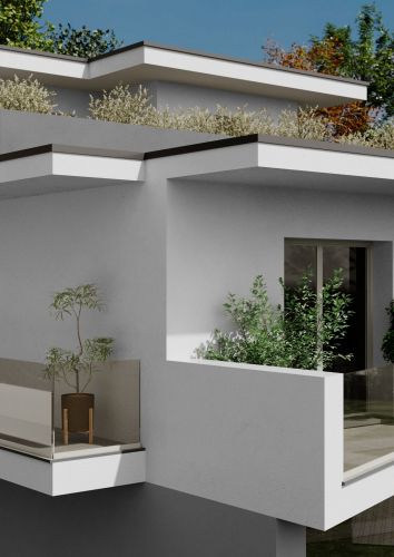 Archisio - Carlo Porcari - Progetto Nuova realizzazione fabbricato condominiale alto livello energetico e sismico