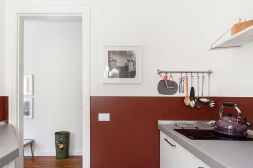 Archisio - Sara Gotti - Progetto Cucina rossa i 9 mq