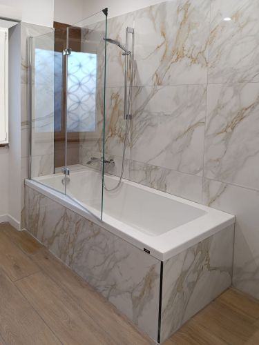 Archisio - Mani Srl Ristrutturazini - Progetto Realizzazione nuovo bagno roma zona laurentina
