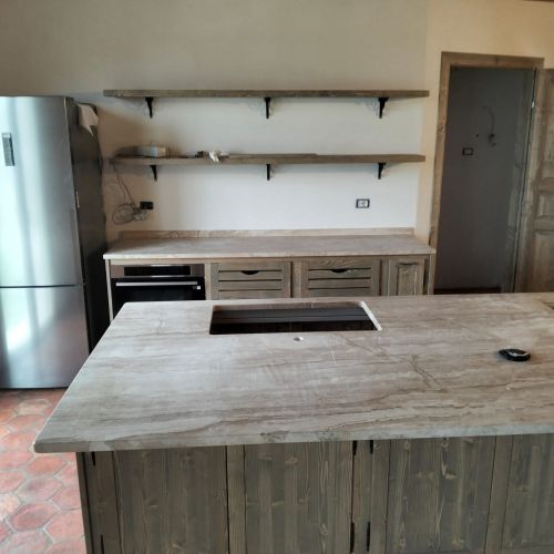 Archisio - Sadepa Marmi - Progetto Top cucina daino
