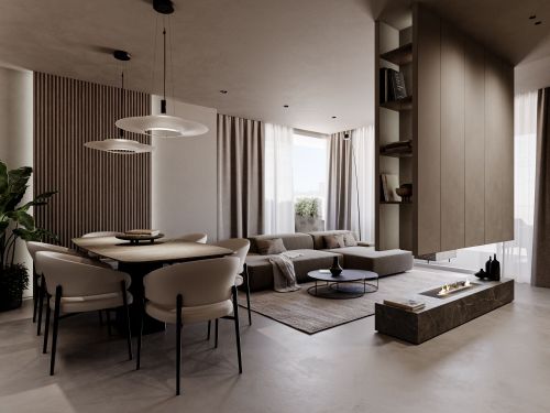 Archisio - Doppiozero Interior - Progetto Casa ap - minimalismo e sartorialit nel cuore di modena