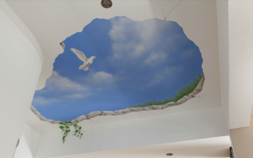 Archisio - Lavoro di Tiziano Colombo - Illustratore E Decoratore - Illustratore iperrealista si dedicato alla realizzazione di fondali scenograficiper passare poi alla decorazione e al body-painting Ha collaborato alla realizzazione di molte campagne pubblicit