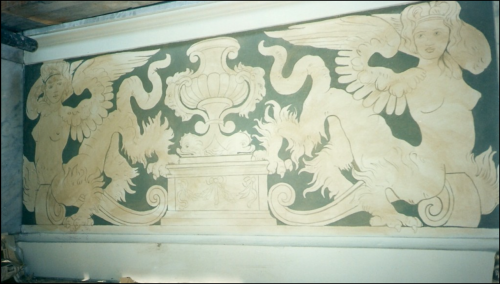 Archisio - Lavoro di Nada Graffigna - Artista poliedrica ha restaurato e realizzato opere pittoriche mantenendo viva la tradizione di decorazione murale tipica delle citt di genova e dellentroterra ligure integrando il percorso formati