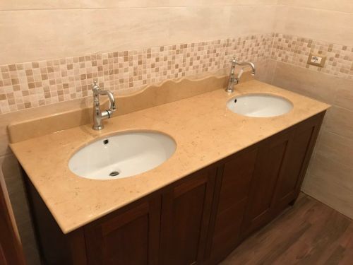 Archisio - Lavoro di Azf Marmi Srls - Lavorazione di pietra marmi graniti e affini Foto-incisione laser su marmo novit Realizzazione complementi darredo rivestimenti scale esterne ed interne piani di lavoro arte sacra suppel