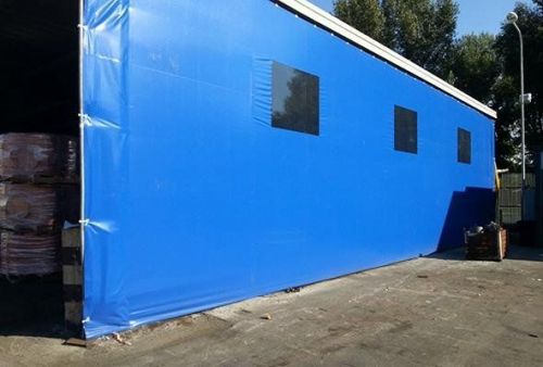 Archisio - Lavoro di Di Riso Teloni Dal 1950 - Di riso teloni srl specializzata in tende da esterno realizza qualsiasi tipologia di coperture e capannoni ad uso industriale e commerciale di ogni forma e dimensione Soluzioni altamente personaliz