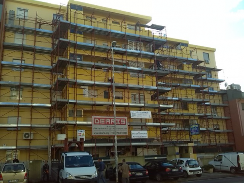 Archisio - Lavoro di Giraldo Ponteggi srl - La giraldo ponteggi srl specializzata nellallestimento di ponteggi edili concessi a noleggio in tutta la sardegna Formata da maestranze professionali da preposti attenti alla procedure di s