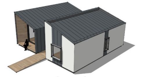 Archisio - Progetto di Modom Architecture - Modom promotore di un potente cambiamento Il futuro che immaginiamo armoniosoDobbiamo avere tutti rispetto per la terra che ci nutre limitando il consumo del suolo e delle risorse amb