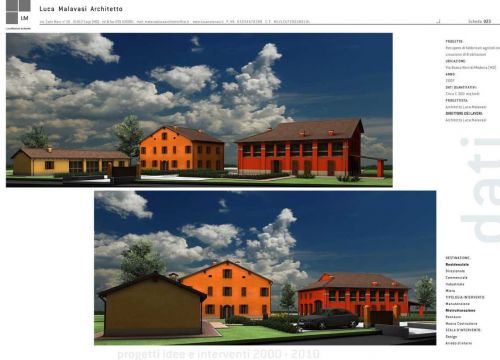 Archisio - Progetto di Luca Malavasi - Larchitetto abbreviato arch la figura professionale massimamente esperta della progettazione urbanistica edilizia e architettonica del restauro dei monumenti della progettazione del paesaggi