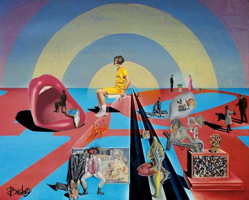 Archisio - Lavoro di Bisha - Mi chiamo giuseppe amato in arte bisha sono un artista di torino specializzato in tele pop art realizzate con tecniche misteFra le mie pi importanti esperienze artistiche figurano see-me new