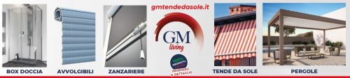 Archisio - Lavoro di Gm Living - La societ gm living specializzata nella produzione forniture ed installazione diTapparelleavvolgibili alluminio- pvc acciaio zanzariere box doccia porte a soffietto tende per interno rul
