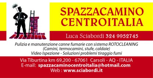 Archisio - Lavoro di Spazzacamino Centroitalia - Spazzacamino