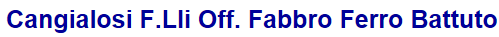 Archisio - Impresa Cangialosi Flli Off Fabbro Ferro Battuto - Fabbro - Agrigento AG
