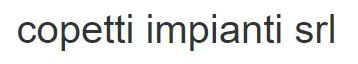 Archisio - Impresa Copetti Impianti srl - Impianti Elettrici - Gemona del Friuli UD