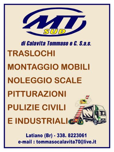 Archisio - Impresa M T Sud Di Calavita Tommaso C Sas - Traslochi - Latiano BR