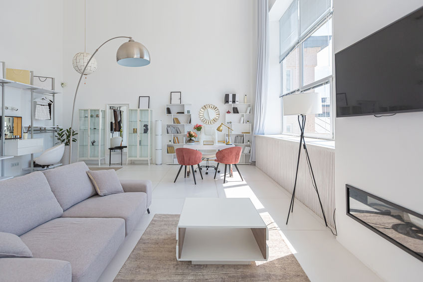 Living: ampliare il soggiorno con colori chiari