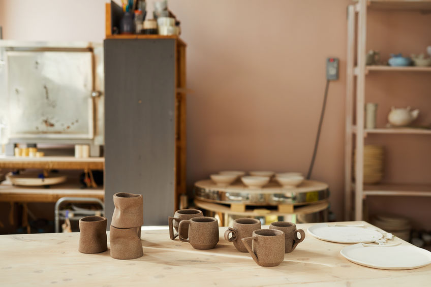 Come arredare una sala hobby ceramica