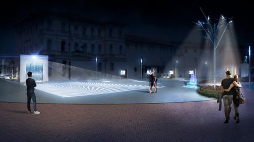 Archisio - Andrea Zen - Progetto Concorso per riqualificazione di piazza del grano dolo ve 3 classificato