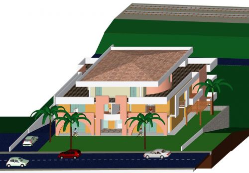 Archisio - Nicola Turco - Progetto Fabbricato plurifamiliare a carattere residenziale e commerciale