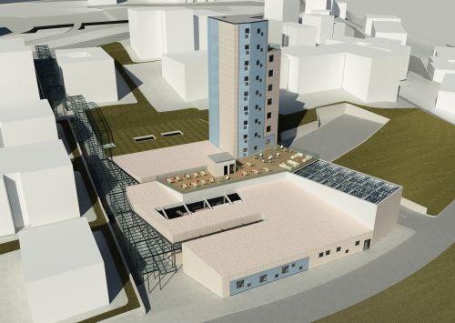 Archisio - Davide Tatangelo - Progetto Spa centro benessere per il turismo a caramanico terme pe