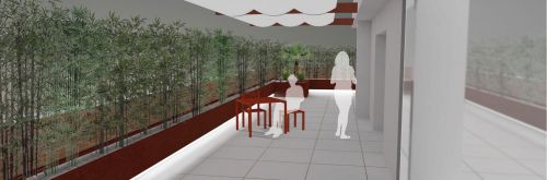 Archisio - Alessandro Fornasari - Progetto Allestimento e progettazione di un terrazzo sito in pordenone