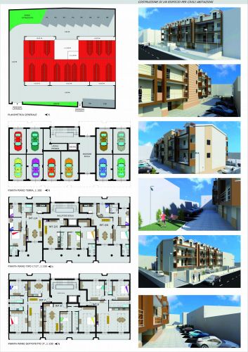 Archisio - Francesco Moio - Progetto Progetto di un edificio per civili abitazioni