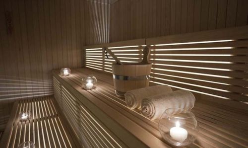 Archisio - Solaris Acqua Sport Srl - Progetto Wellness -sauna finlndese bagno di vaporedocce hammam